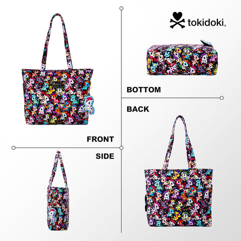 Tokidoki Canvas Bag with Unicorno Keychain