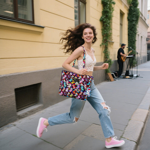 Tokidoki Canvas Bag with Unicorno Keychain