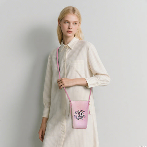 Tokidoki Leather Phone Bag Series-Pink Unicorno