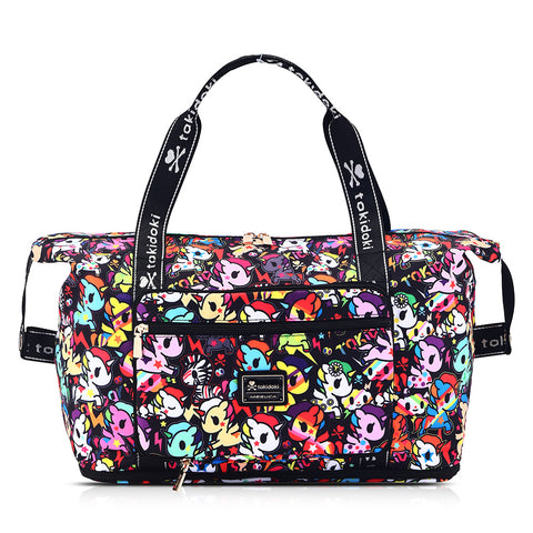 Tokidoki Travel Duffel Bag Can Extensible Series-Colorful Unicorno