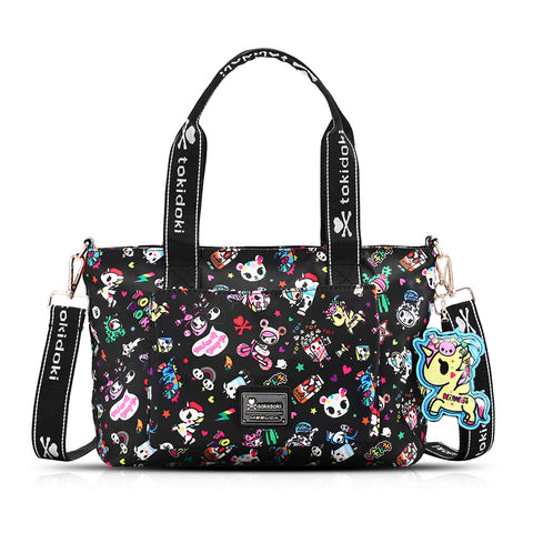 Tokidoki Large Tote Bag with Keychain Series-Denim Daze