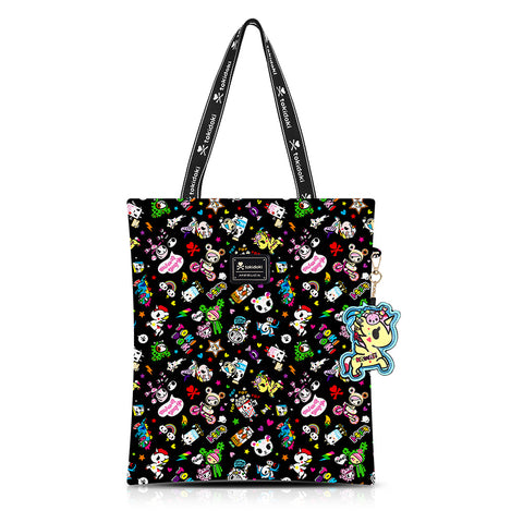 Tokidoki Large Canvas Bag with Unicorno Keychain  Series-Denim Daze