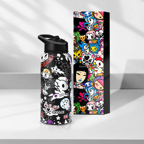 Tokidoki Water Bottle 32oz with Leak Proof Flip-B