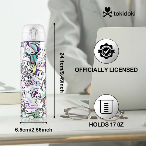 Tokidoki 17oz Insulated Water Bottle Stainless Steel -I