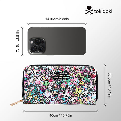 Tokidoki PU Wallet Card Holder with Wristlet Series-Kawaii Pastel