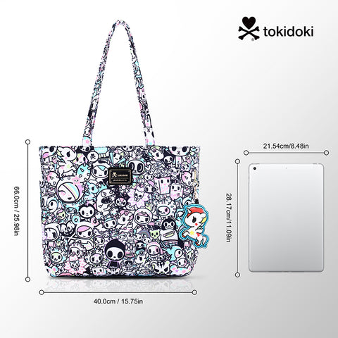Tokidoki Canvas Bag with Unicorno Keychain  Series-Pastel Pop