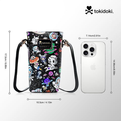 Tokidoki Leather Phone Bag with Adjustble Strap