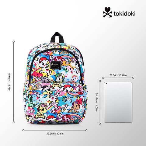 Tokidoki Backpack Unicorno Laptop Bag Series-Rainbow Unicorno