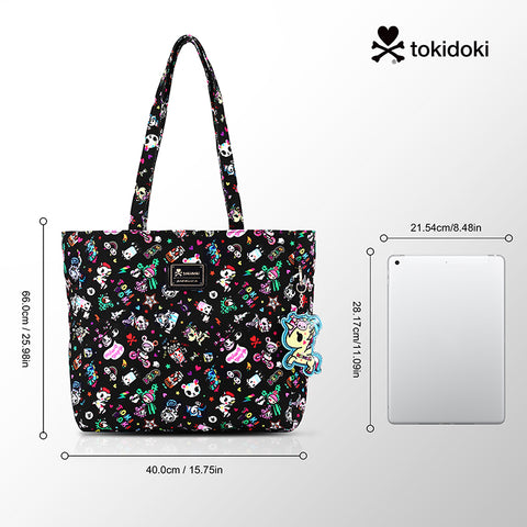 Tokidoki Canvas Bag with Unicorno Keychain  Series-Denim Daze