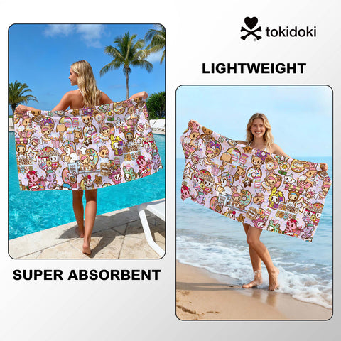Tokidoki Unicorno Beach Towel-D
