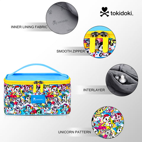 Unicorno Cosmetic Bag  Large Capacity-Rainbow Unicorno