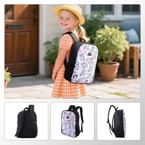 Tokidoki Backpack Set with Lunch Bag Pencil Case Series-Unicorno Dream