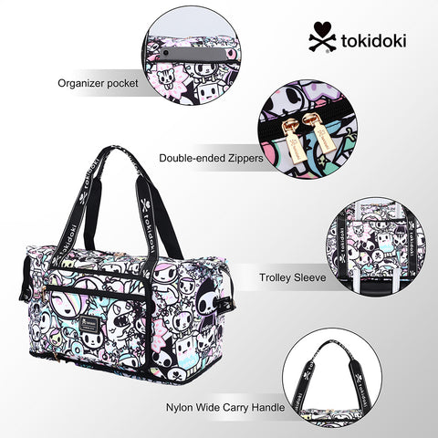 Tokidoki Travel Duffel Bag Can Extensible Series-Pastel Pop