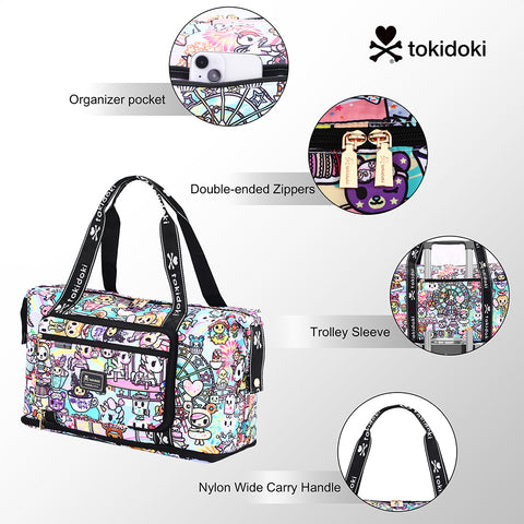 Tokidoki Travel Duffel Bag Can Extensible Series-Candy Carnival