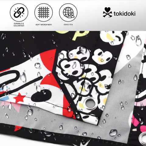 Tokidoki Waterproof Shower Curtain-A