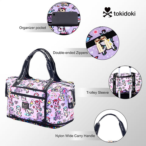 Tokidoki Travel Duffel Bag Can Extensible Series-Unicorno Dream