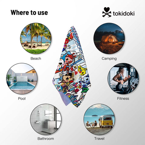 Tokidoki Unicorno Beach Towel-C