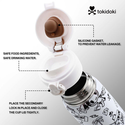 Tokidoki 17oz Insulated Water Bottle Stainless Steel -H