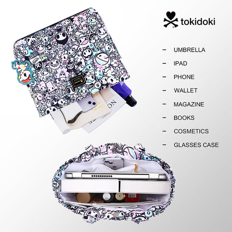 Tokidoki Canvas Bag with Unicorno Keychain  Series-Pastel Pop