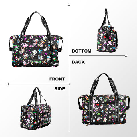 Tokidoki Travel Duffel Bag Can Extensible Series-Denim Daze