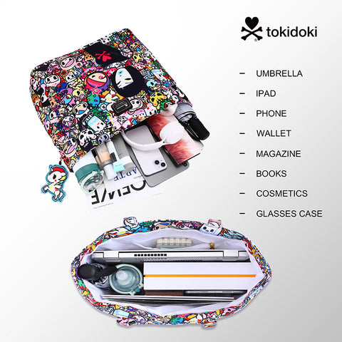 Tokidoki Canvas Bag with Unicorno Keychain  Series-Tokidoki Signature