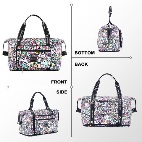 Tokidoki Travel Duffel Bag Can Extensible Series-Kawaii Pastel