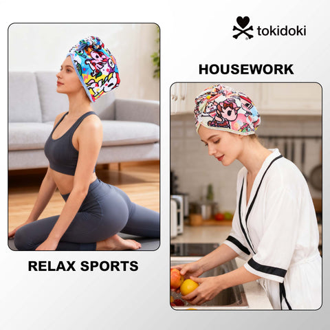 Tokidoki Microfiber Hair Towel-C