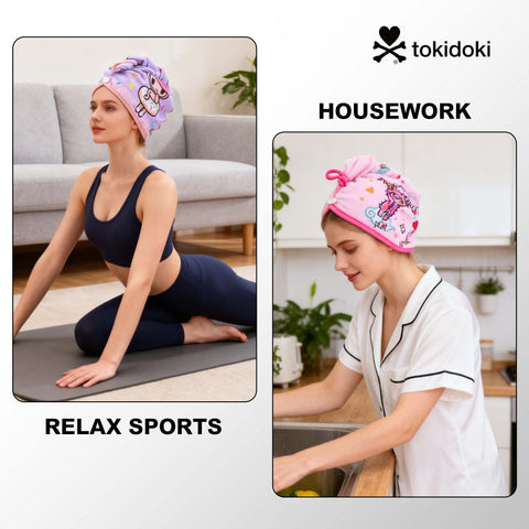 Tokidoki Microfiber Hair Towel-A