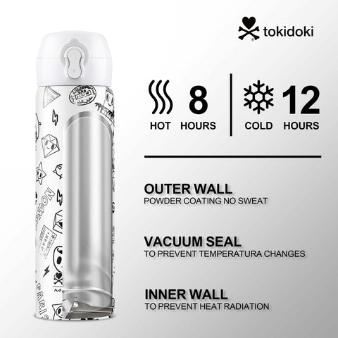 Tokidoki 17oz Insulated Water Bottle Stainless Steel -H