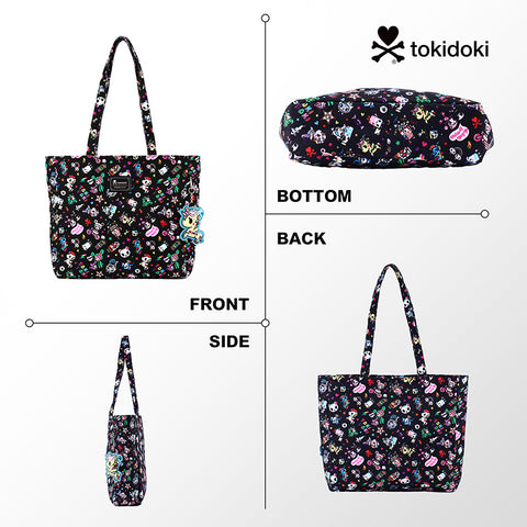 Tokidoki Canvas Bag with Unicorno Keychain  Series-Denim Daze