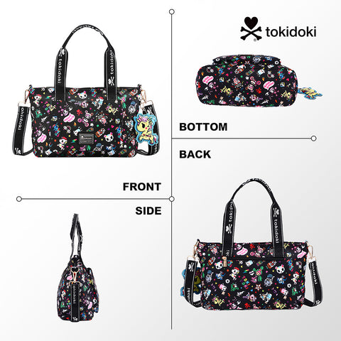 Tokidoki Large Tote Bag with Keychain Series-Denim Daze