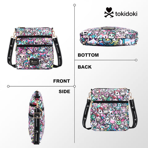 Tokidoki Crossbody Bag With Unicorno Keychain Series-Kawaii Pastel