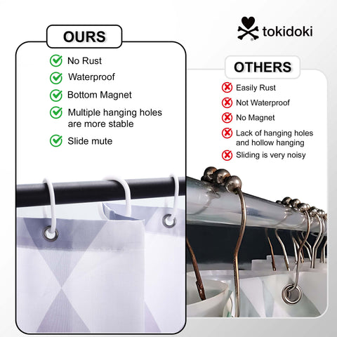 Tokidoki Waterproof Shower Curtain-C