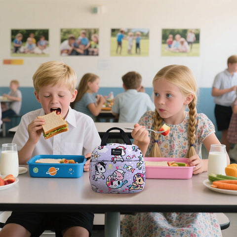 Tokidoki Backpack Set with Lunch Bag Pencil Case Series-Unicorno Dream