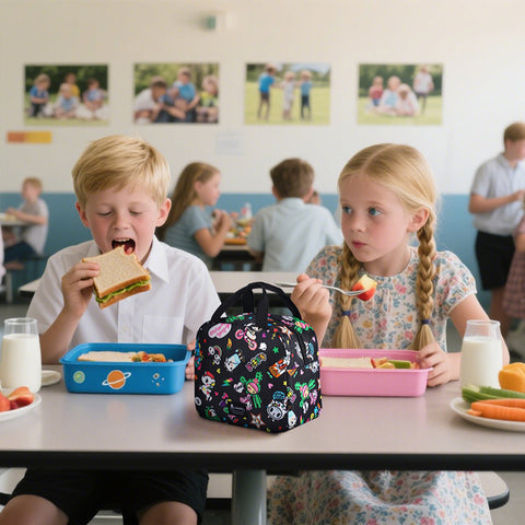 Tokidoki Backpack Set with Lunch Bag Pencil Case Series-Denim Daze