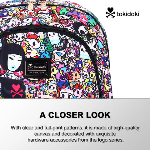 Tokidoki Backpack with Unicorno Keychain Series-Tokidoki Signature