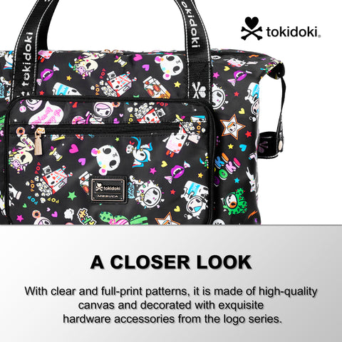 Tokidoki Travel Duffel Bag Can Extensible Series-Denim Daze