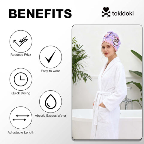 Tokidoki Microfiber Hair Towel-A