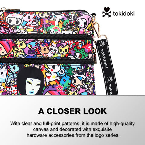 Tokidoki Crossbody Bag With Unicorno Keychain Series-Tokidoki Signature