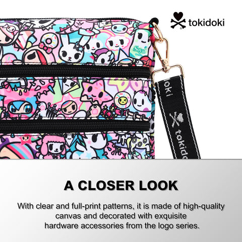 Tokidoki Crossbody Bag With Unicorno Keychain Series-Kawaii Pastel