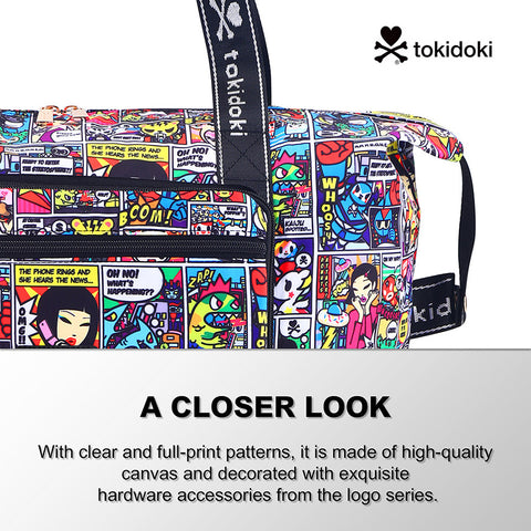 Tokidoki Travel Duffel Bag Can Extensible Series-Super Adios