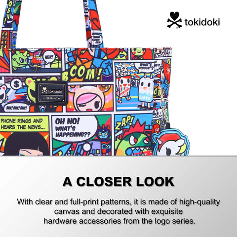 Tokidoki Canvas Bag with Unicorno Keychain  Series-Super Adios