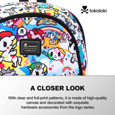 Tokidoki Backpack Unicorno Laptop Bag Series-Rainbow Unicorno