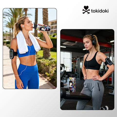 Tokidoki Water Bottle 32oz with Leak Proof Flip-D