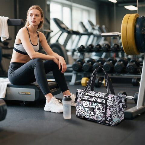 Tokidoki Travel Duffel Bag Can Extensible Series-Pastel Pop