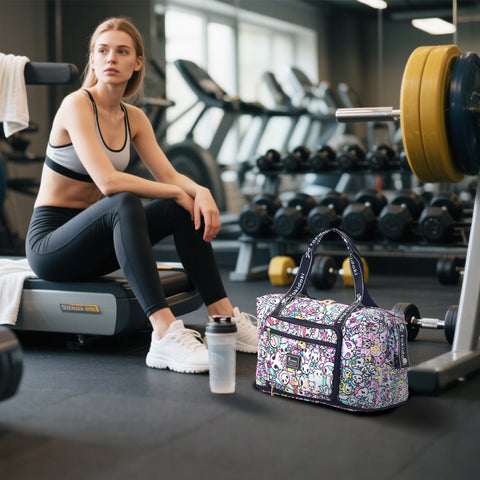 Tokidoki Travel Duffel Bag Can Extensible Series-Kawaii Pastel