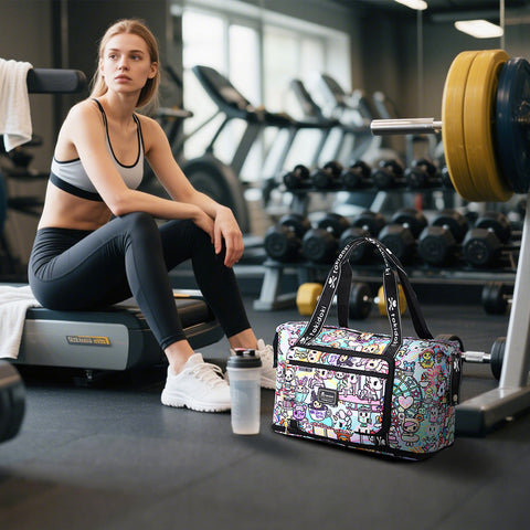 Tokidoki Travel Duffel Bag Can Extensible Series-Candy Carnival