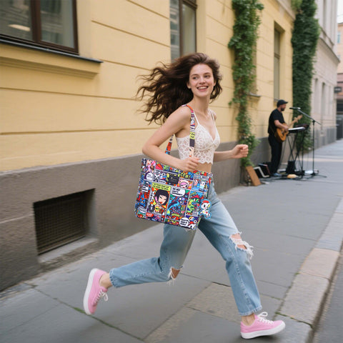 Tokidoki Canvas Bag with Unicorno Keychain  Series-Super Adios