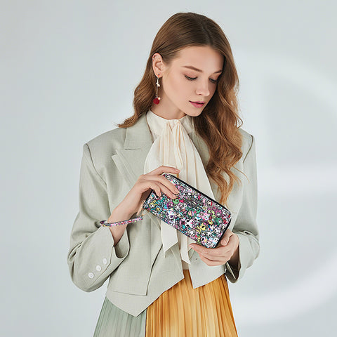 Tokidoki PU Wallet Card Holder with Wristlet Series-Kawaii Pastel