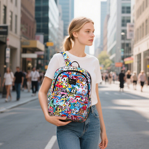 Tokidoki Backpack Unicorno Laptop Bag Series-Rainbow Unicorno